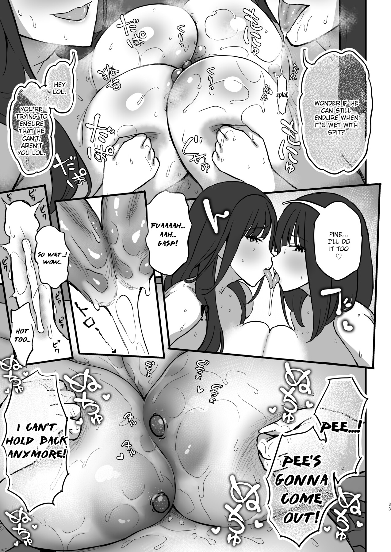 Hentai Manga Comic-The Book where a Kid gets Titfucked a lot by Onee-chan's JK *iktoker Friends.-Read-34